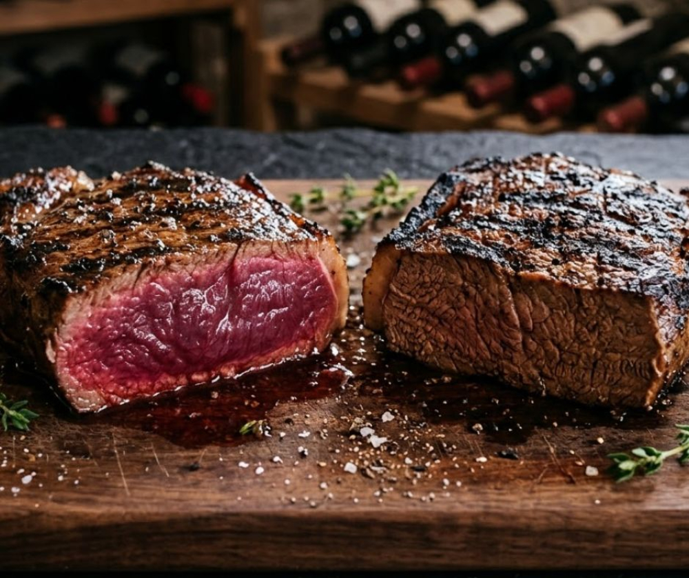 Como saber o ponto da carne sem cortar pra espiar